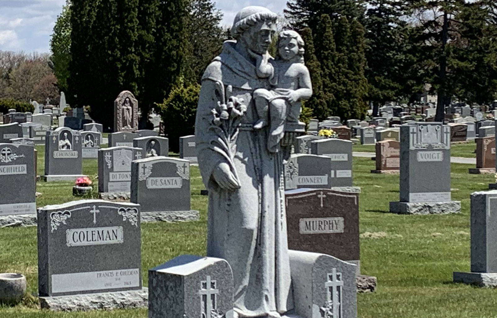 custom statuary cemetery headstones monuments grave markers albany ny